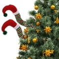 thumbnail image 2 of Navidad Santa Elf Piernas Felpa Pies Rellenos Con Zapatos Árbol De Navidad Adorno Decorativo Decoración De Navidad, 2 of 7