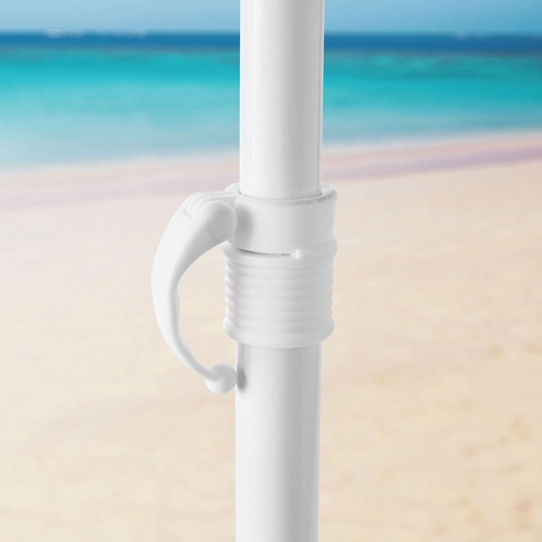 Mainstays 7 Ft Round Beach Umbrella, Royal Blue photo 4