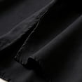 thumbnail image 6 of Cagogo Women Plus Size Two Piece Set Round Neck 3/4 Sleeve Blouse Wide Leg Pants Casual Solid Boho Loose Matching Outfits Summer Business Cruise Travel Clothes, Black L, 6 of 8