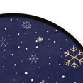 thumbnail image 3 of Snowflake Pattern Design Memory Foam Bath Mat 36" Absorbent Rug with Non Slip Base and 4 Bonus Pads, 3 of 6