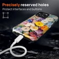 thumbnail image 7 of Magnetic Case for iPhone 15 Pro, Compatible with MagSafe Hybrid Heavy Duty 2 in 1 Full Body Rugged Shockproof Protection Glossy Case Oil Painting Flowers Garden, 7 of 7