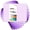 Purple, variant on Plastic Cutting Boards for Kitchen, Flexible Cutting Mats, Colorful Chopping Boards with Food Icon, Non-Slip, Non Porous, BPA Free, Dishwasher Safe Rainbow