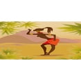 thumbnail image 4 of African Piggy Bank, Young Zulu Girl in Exotic Nature Tree Leaves Mountains Folkloric Clothing, Ceramic Coin Bank Money Box for Cash Saving, 3.6" X 3.2", Multicolor, by Ambesonne, 4 of 4