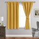 thumbnail image 1 of Jiuzhen Cortinas Opacas Para Dormitorio – Cortinas Con Aislamiento Térmico Para Oscurecer La Habitación, Cortinas Con Bolsillo Para Sala De Estar, Juego De 2 Paneles Con Alzapaños De 35.8 X 53.9 In De, 1 of 5