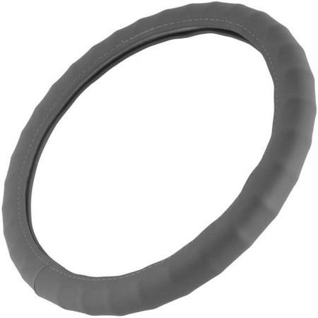 - BDK Leather Steering Wheel Cover for Car SUV, 100 Percent Odorless, 3 Size and 3 Colors