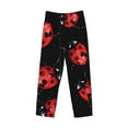 thumbnail image 4 of Fotbe Beautiful Red Ladybug Men's Pajama Pants,Sleepwear Pants,Pj Bottoms Drawstring And Pockets-XX-Large, 4 of 9