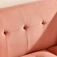 thumbnail image 6 of Loveseat Sofa, Mid Century Modern Decor Love Seat Couches for Living Room, Button Tufted Upholstered Small Couch for Bedroom, Solid and Easy to Install, 6 of 7