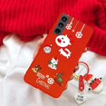 thumbnail image 1 of Christmas Reindeer Santa Claus Key Chain Case For iPhone 15 Pro Max 15 Pro For iPhone 15 Plus Hat Tree Snowman Tpu Cover, 1 of 5