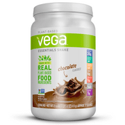 (2 pack) Vega Essentials Plant Protein, Chocolate, 20g Protein, 1.4lb, 21.6oz