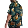 thumbnail image 3 of Platypus Men's Casual Poplin Button Down Short Sleeve Shirts for Summer Beach - Unisex, 3 of 6