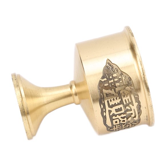Brass Chalice Cup, Engraving Flower Pattern Pure Brass Wine Chalice Vintage Hand Made for Wedding for Home for Party