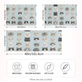 thumbnail image 2 of Yayeee Pillowcase Queen Size Set of 2 Satin Wrinkle Resistant Envelope Pillow Case, Cute Cat Faces, 2 of 8