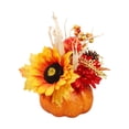 thumbnail image 4 of artificial, calabazas de espuma falsa, decoración de Acción de Gracias, modelo de calabazas falsas para estante, fiesta de Acción de Naranja 22cmx20cm, 4 of 8