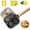 Black, with Lid, variant on Non-Stick Egg Frying Pan, Non-Stick Egg Frying Pan 4-Hole Non Sticks Breakfast Cooking, 4 Hole Skillet with Handle, Suitable for Gas Stove & Induction Cookware for Hamburger (White, without Lid)