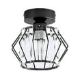 thumbnail image 1 of lionlar Nordic Crystal Ceiling Light Flush Mount Metal Caged for Dining Room A A, 1 of 7