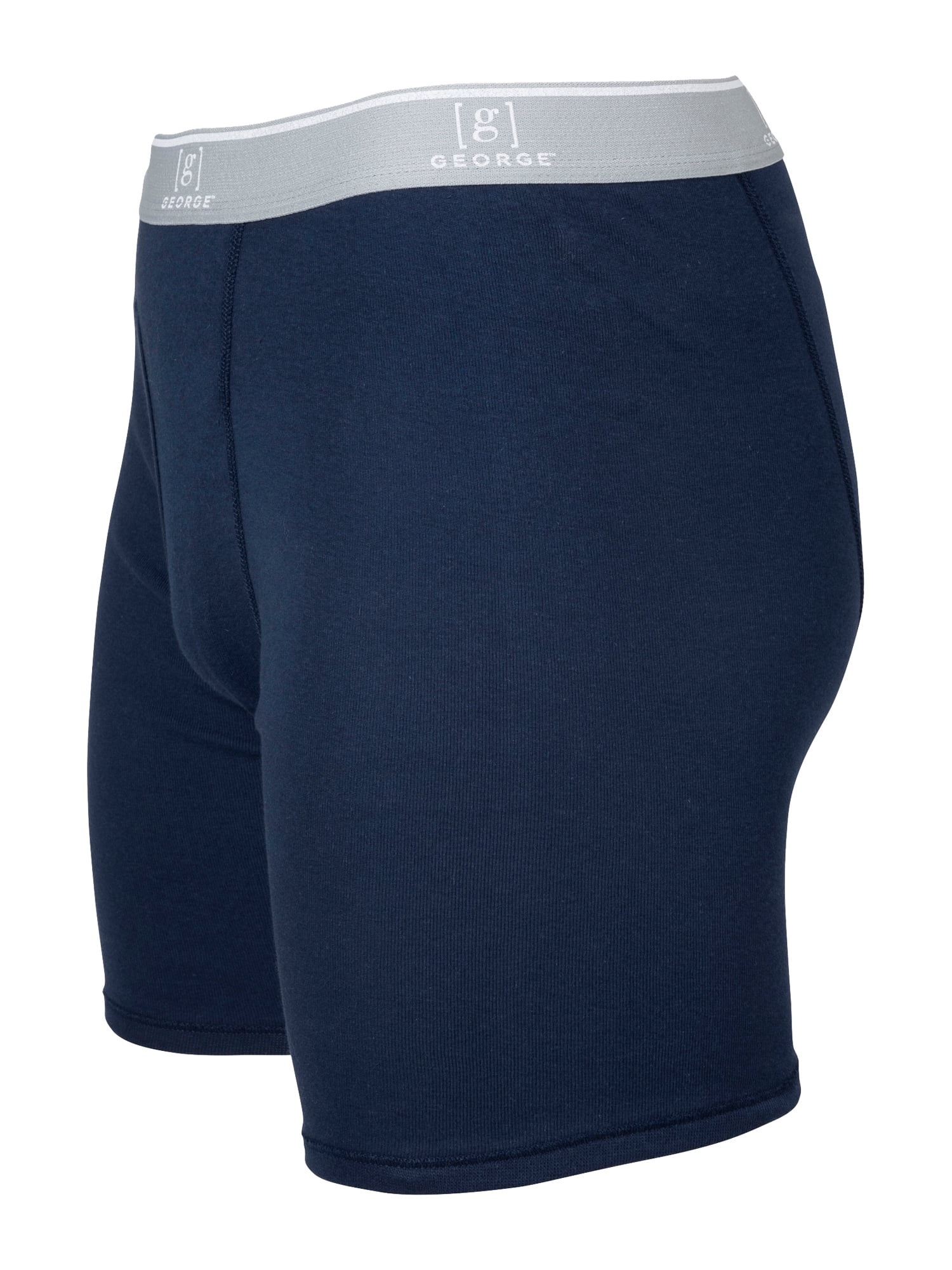 George Men's Regular Leg Boxer Briefs, 4-Pack, Sizes S- XL