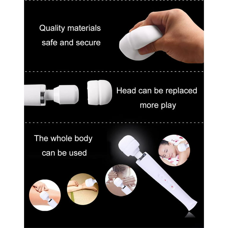 YEVIOR Cordless Personal Wand Electric Massager with 10 Powerful Pulse  Settings, Rechargeable Handheld Back Massager Wand Massage for Deep Muscles