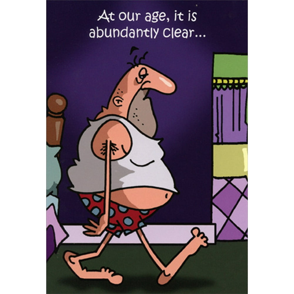 Nobleworks Abundantly Clear Funny Birthday Card