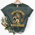 thumbnail image 3 of Wild Flowers Wild Horses Shirt, Wild Flowers Shirt, Country Girl Shirt, Country Concert Shirt, Western Shirt, Cowgirl Shirt, Shirt For Woman, 3 of 4