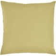 thumbnail image 2 of Waverly Solid 20" x 20" Green Indoor/Outdoor Washable Throw Pillow, 2 of 6