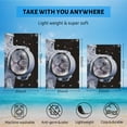 thumbnail image 5 of GZHJMY Beach Towel for Women Girls, Space Cat Design Bath Towel, Oversized Lightweight Sport Towel, 31x63 Inch, 5 of 7