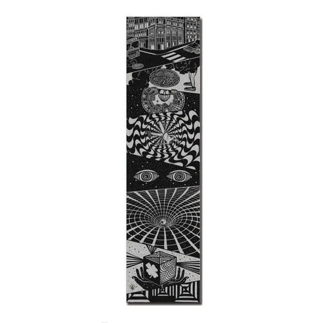 LUCKY SCOOTER DECK GRIP Prospect Art Grip Tape Black Griptape