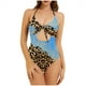 thumbnail image 2 of Traje de baño de una pieza para mujer, conjuntos de bikini para mujer, traje de baño con espalda de tirantes estampada para mujer, trajes de baño de tallas grandes, tankinis, trajes de baño para mujer, 2 of 6