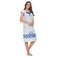 thumbnail image 2 of Casual Nights Women's Short Sleeve Floral Nightgown Nightshirt Night Dress, 2 of 4