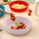 thumbnail image 3 of Cesta de silicona para freidora de aire, molde grueso para freidora de aire, olla para horno, bandeja para hornear, pollo frito, estera para Pizza, accesorios para freidora de aire, 3 of 4