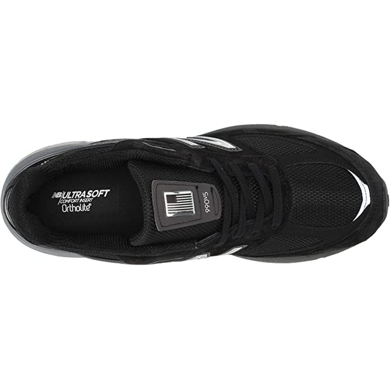 New Balance M990BK5: Men's 990BK5 Black/Silver Sneaker - Walmart.com