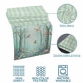 thumbnail image 5 of Botanical Bed Runner for Twin Size Bed, Spring Watercolor Trees Mystic Romantic Forest Birds Soft Bedding Scarf Bedding Protector Slipcover Sofa Throw for Bedroom Hotel Guesthouse, 5 of 8