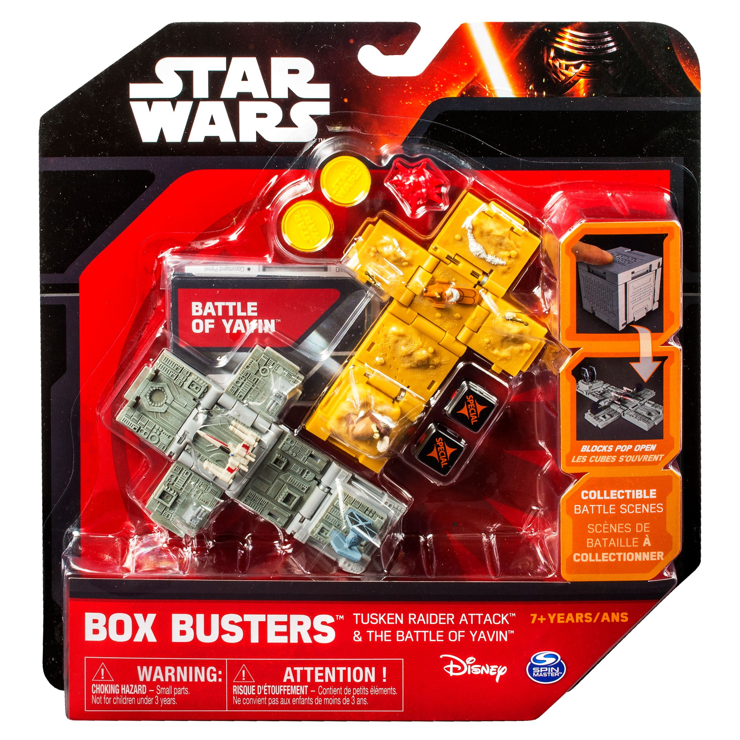 Details about   Lot of 2 Disney Star Wars Box Busters Battle of Hoth & Battle of Yavin New 