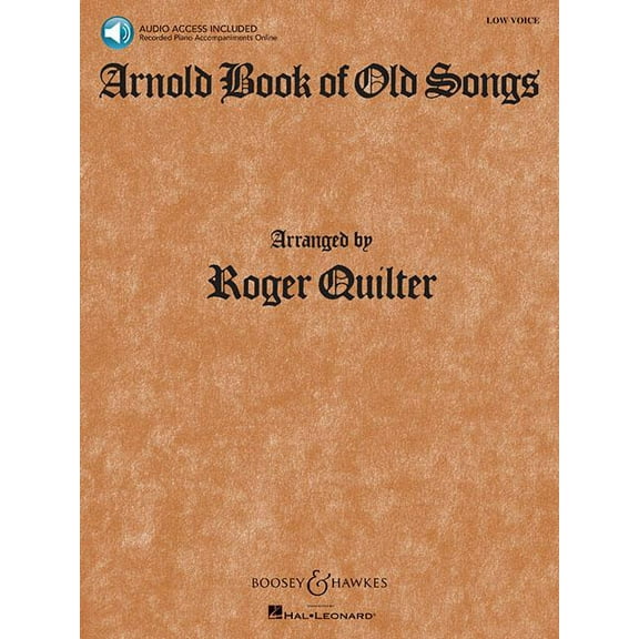 Arnold Book of Old Songs : Low Voice Book/Online Audio (Pap