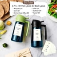 thumbnail image 7 of TrendPlain 16oz Glass Olive Oil Dispenser Bottle for Kitchen Gadgets Olive Oil Sprayer for Cooking with Stickers Black, 7 of 7