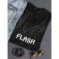 thumbnail image 3 of Abstract Flash Of Lightning T-Shirt Women -Image by Shutterstock, Female Medium, 3 of 4