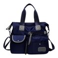 thumbnail image 2 of Bolsa de mensajero de momia impermeables de nailon para viajes de mujer (azul oscuro Ehuebsd Para Estrenar, 2 of 6