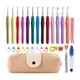 thumbnail image 1 of Kit De Ganchos Y Accesorios Para Tejer Al Crochet Estuche beige, 1 of 4