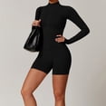 thumbnail image 1 of Top-kevin 2 Piece Seamless Ribbed Workout Sets With Zip Up Jacket High Waisted Gym Yoga Leggings, 1 of 6