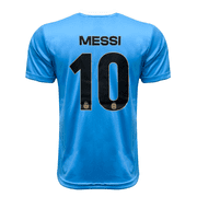 Icon Sports Argentina Messi #10 Jersey, Sky/White Stripes, Poly, YXS-XXL