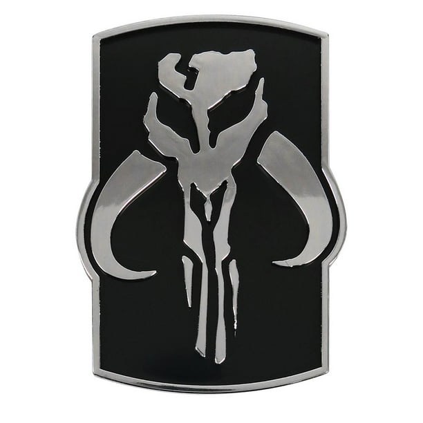 Star Wars Mandalorian Crest Chrome Car Emblem Walmart