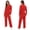 Red, variant on Womens Coveralls Stretchy Long Sleeves Work Jumpsuit Overalls Casual Comfy Classic Workwear Uniforms Red S