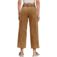 thumbnail image 3 of Elastic High Waist Women Wide Leg Loose Denim Pants Ankle Jeans, 3 of 6