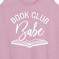 thumbnail image 3 of Instant Message - Book Club Babe - Women's Racerback Tank Top, 3 of 6