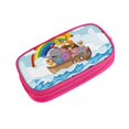 thumbnail image 2 of Goofa Rainbow Animals on Noah's Ark Pattern Big Capacity Pencil Pen Case Office College Large Storage High Capacity Bag Pouch Holder Box Organizer, 2 of 9