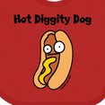 thumbnail image 4 of Inktastic Hotdog Hot Diggity Dawg Boys or Girls Baby Bib, 4 of 4