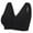 Black, variant on Lace Front Side Closure Push-up Sports Bras for Women Fitness Yoga Active Bra