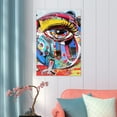 thumbnail image 5 of Poster Prints Wall Paper Art Decor Abstract Oil Painting Eyes 24x36 inch Photo Picture Poster for Home Bedroom Living Room Kitchen, 5 of 7