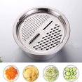 thumbnail image 4 of Lavabo multifuncional de acero inoxidable, nuevo juego de colador, centrifugador para ensalada, colador para lavar frutas, verduras y arroz, cuenco para cesta, 4 of 5