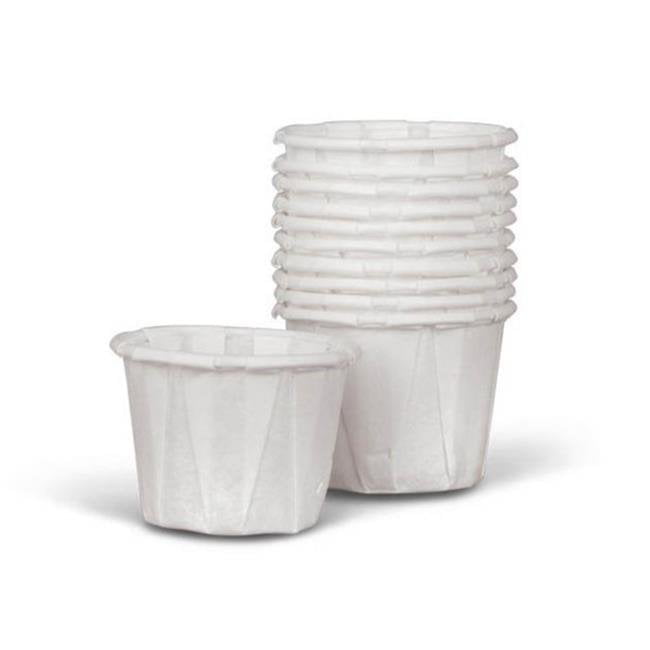for sale online case of 20 Bags Solo Cup Company 050 Paper Portion Cups .5oz White 250 per Bag 