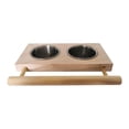 thumbnail image 3 of Taza de alimentación para loros, plato de comida para pájaros, de alimentación de jaula de acero inoxidable con soporte de abrazadera para Sunnimix Comedero para pájaros, 3 of 8